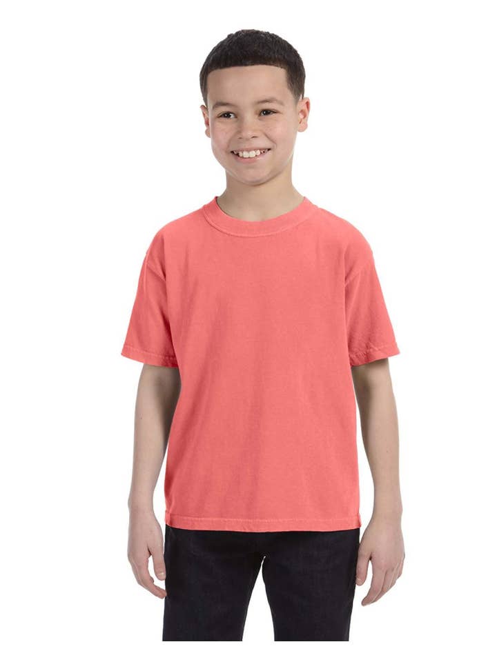 Total Apparel - Wholesale T-Shirt - Kids - Comfort Colors Garment-Dyed Youth Midweight T-Shirt | C90189