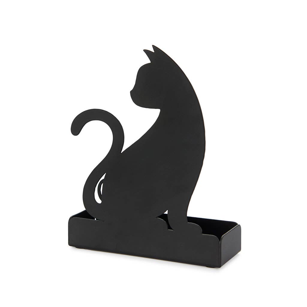 Balvi - Vente Bibelots/décorations d'extérieur - Support spirale anti-moustiques en métal, motif chat noir4