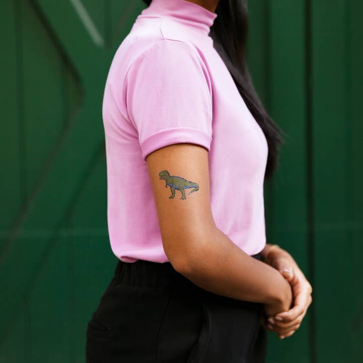 Tattly - Wholesale Temporary Tattoo - T Rex Tattoo Pair