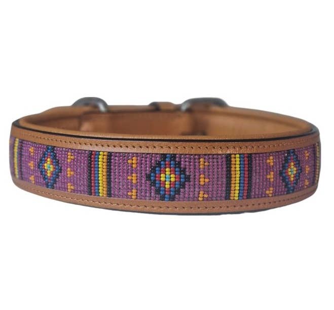 kay-line - Wholesale Pet Collar - Dog - Leather Collar AFRICAN SUN