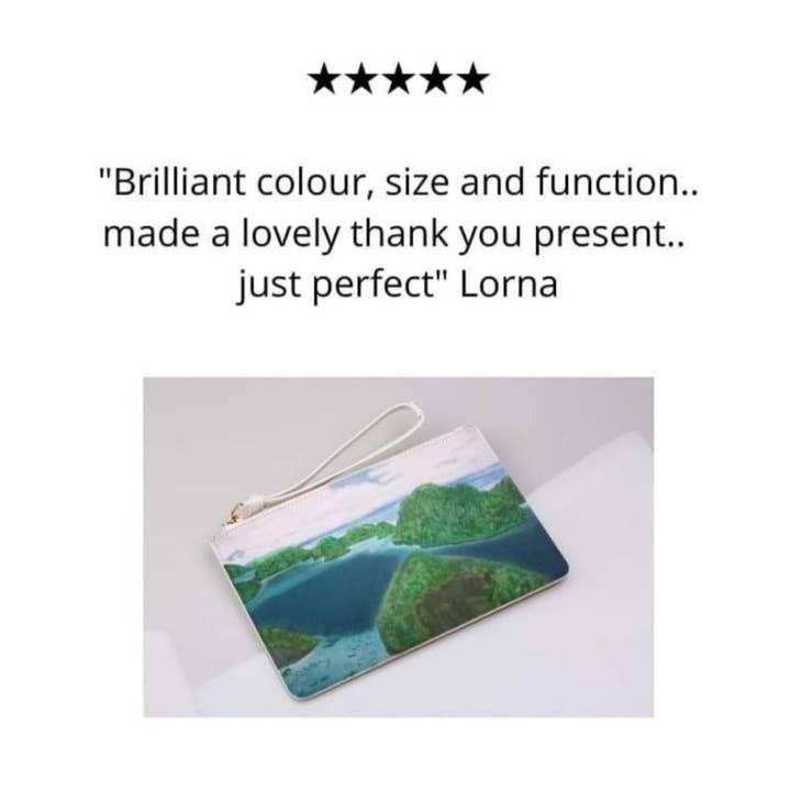 LanRetro – wholesale Clutch bag – women's – Seascape Clutch Bag1