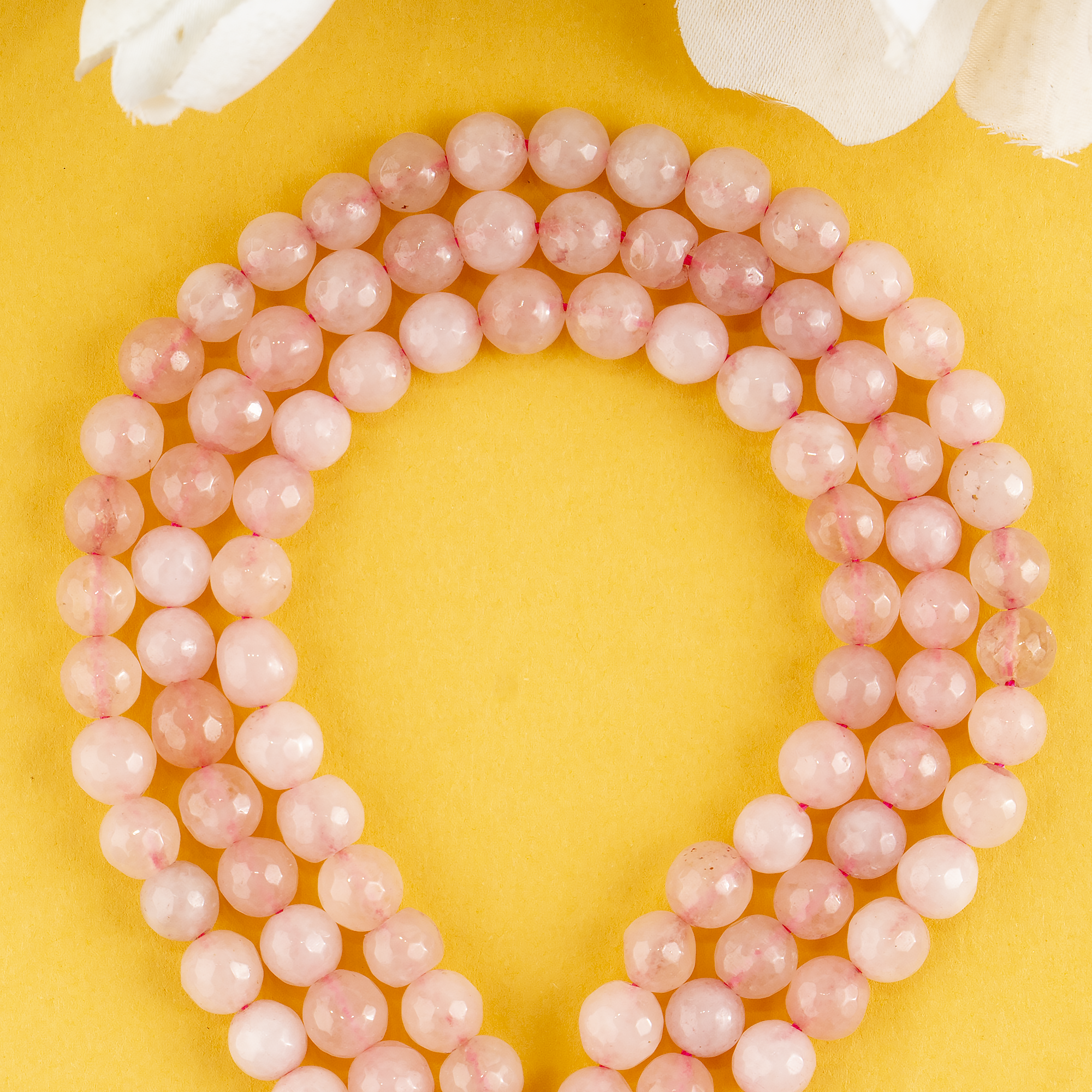 Soothing Crystals Beads – Großhandel Perlen – Facettierte Perlen | Rosenquarz | Kristallperlen für Schmuck1