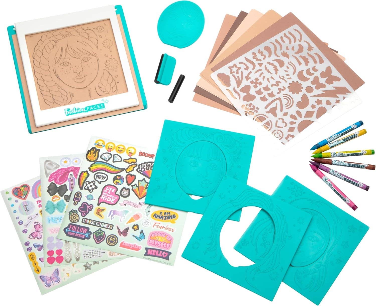 Play Monster - Wholesale Craft Supplies - Fashion Faces Mix & Match Fashion Designer Kit for Kids3