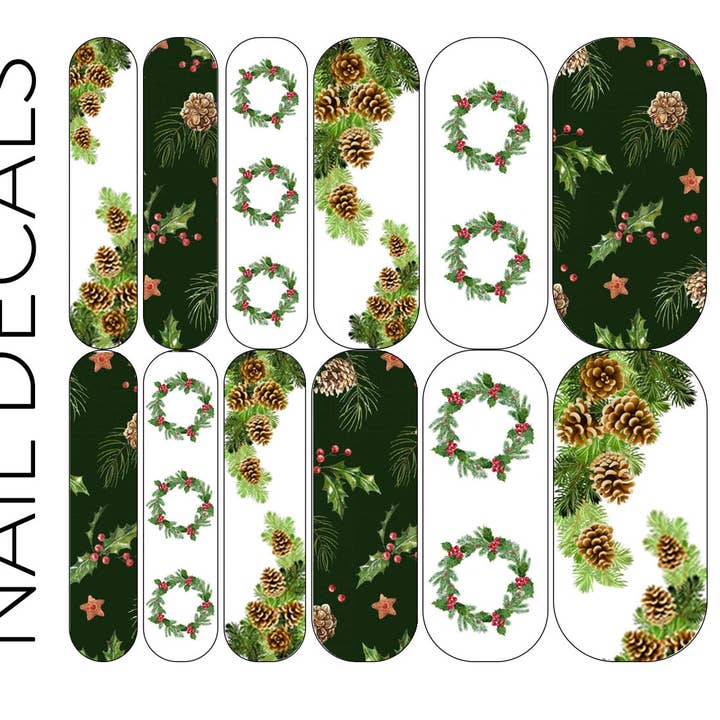 Seasons Hilsner Decals for engroshandel hos DIPPY COW NAILS