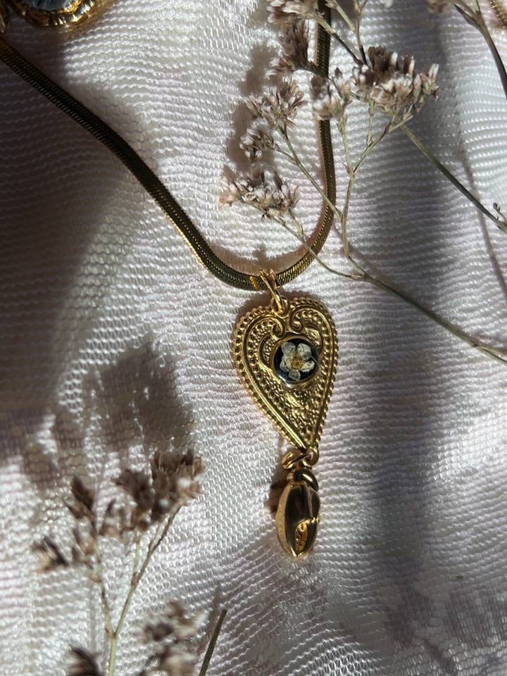 Heart Crab Claw Necklace for wholesale by Evergarden