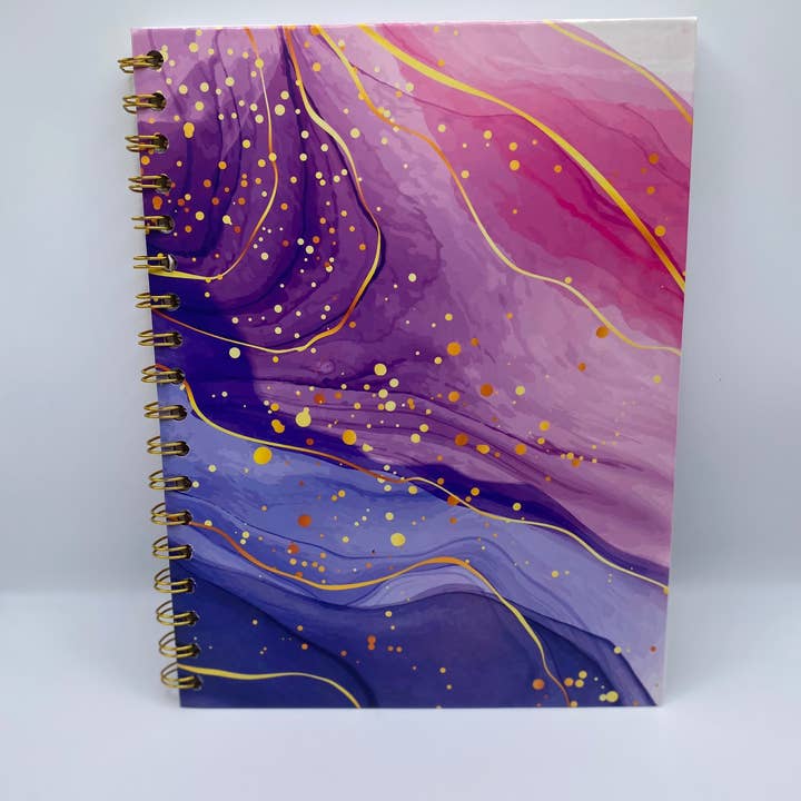2025-2026 Purple and Gold Dated Planner for wholesale by Deneika Rose