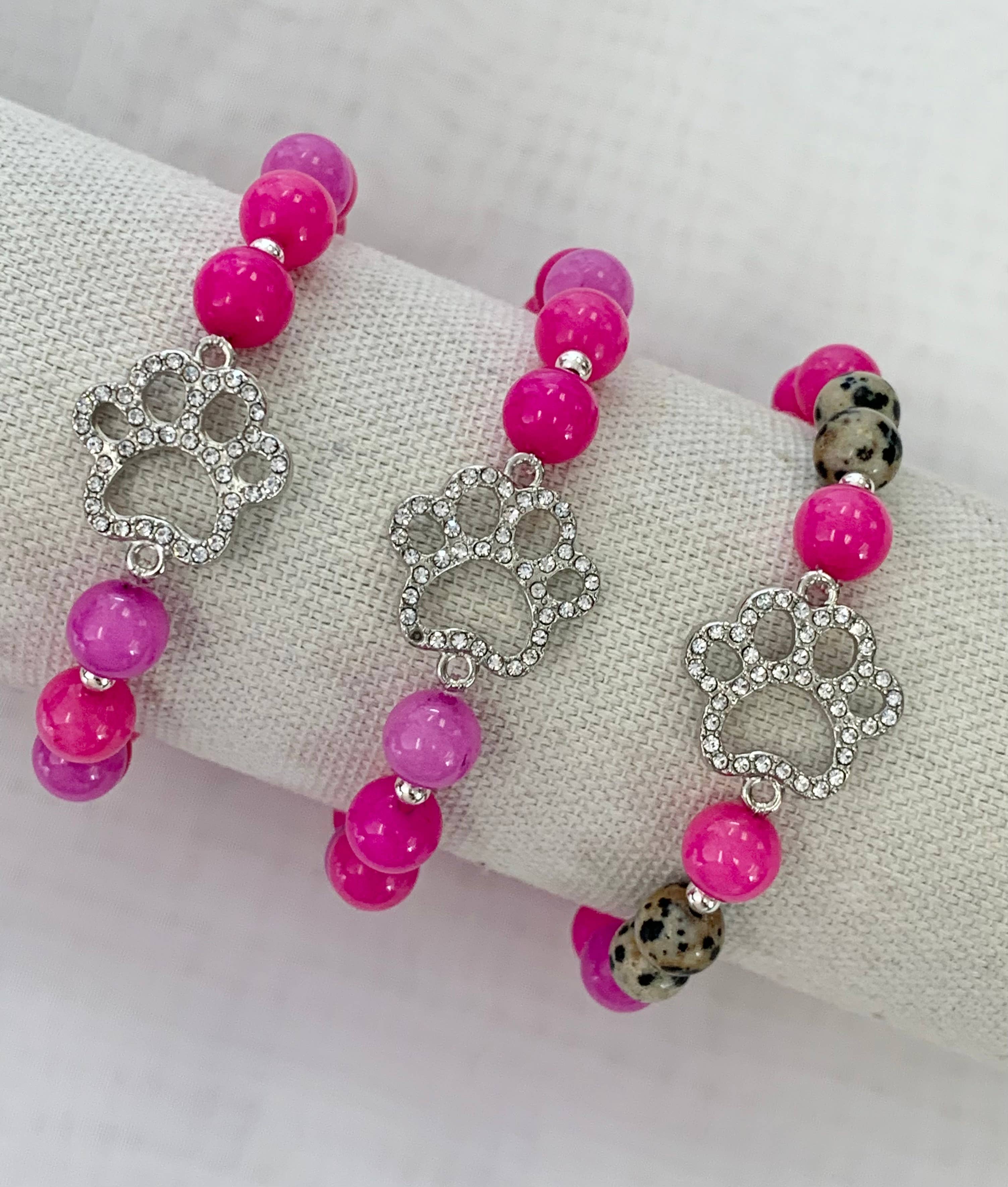 Tiffany J’adore Jewelry – wholesale Pärlarmband – valp Kärlek Tass Print Couture pärlstav Stretch armband2