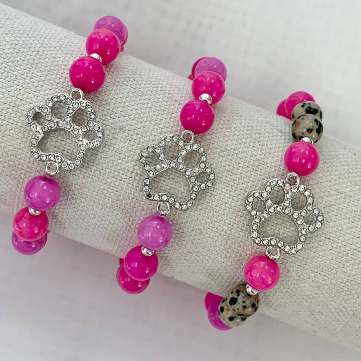 Tiffany J’adore Jewelry – wholesale Pärlarmband – valp Kärlek Tass Print Couture pärlstav Stretch armband2