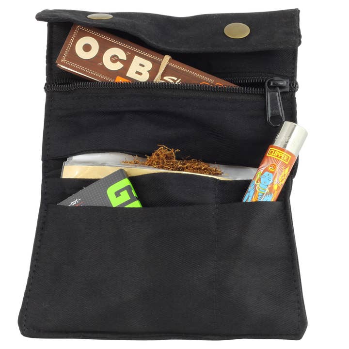 Tribal Trade GmbH - Wholesale Cigarette Case - Tobacco pouch black brass tobacco pouch swivel bag2