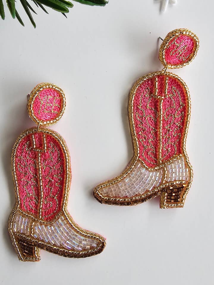 Cow girl støvler øreringe for engroshandel hos Zurii.ca