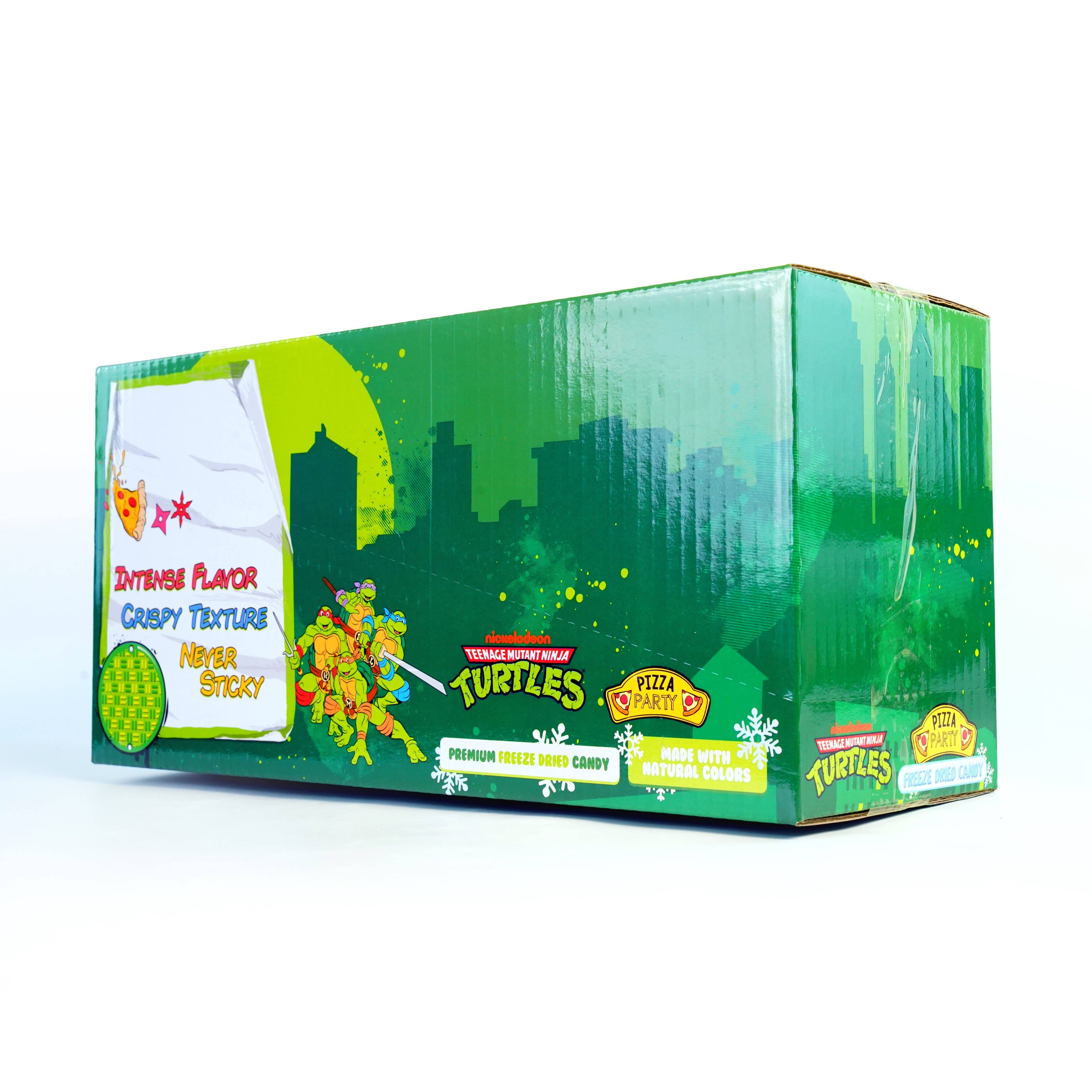 Bubblegum Kids - Wholesale Hard Candy - TMNT Pizza Party Freeze Dried Candy - 1.97oz, 10ct RRP1