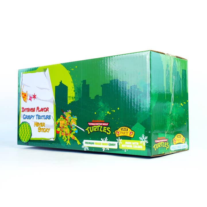 Bubblegum Kids - Wholesale Hard Candy - TMNT Pizza Party Freeze Dried Candy - 1.97oz, 10ct RRP1