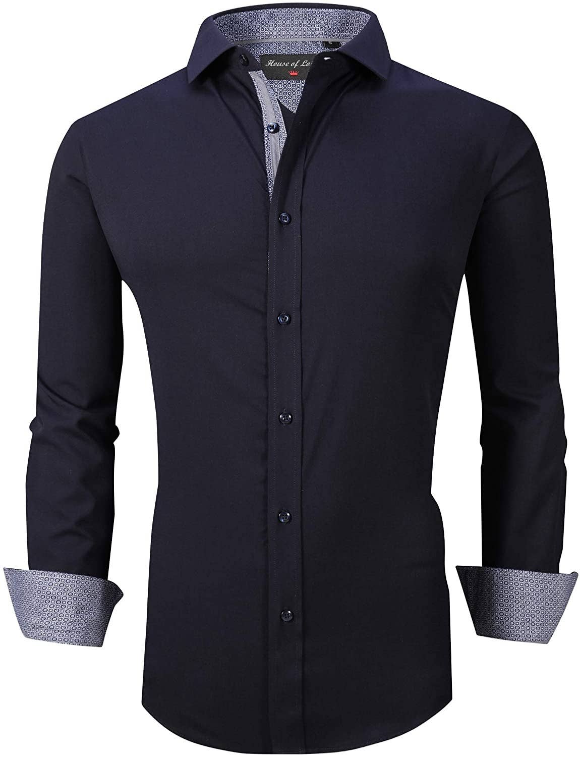 Rodeo Clothing – wholesale Skjortor – Herr – Mens klänning skjortor rynkor gratis vanliga långärmad skjort10