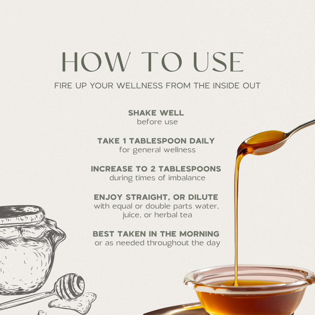 Wild Woman Herbal Apothecary - Venta al por mayor Sirope - Sidra de Fuego | Inmunidad, Digestión, Circulación | Resfriado y Gripe3