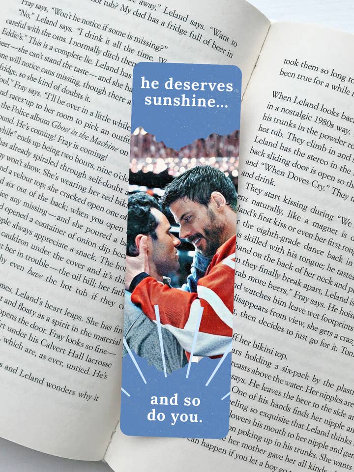 Heated Rivalry Scott and Kip Bookmark for wholesale by Little Town Studio