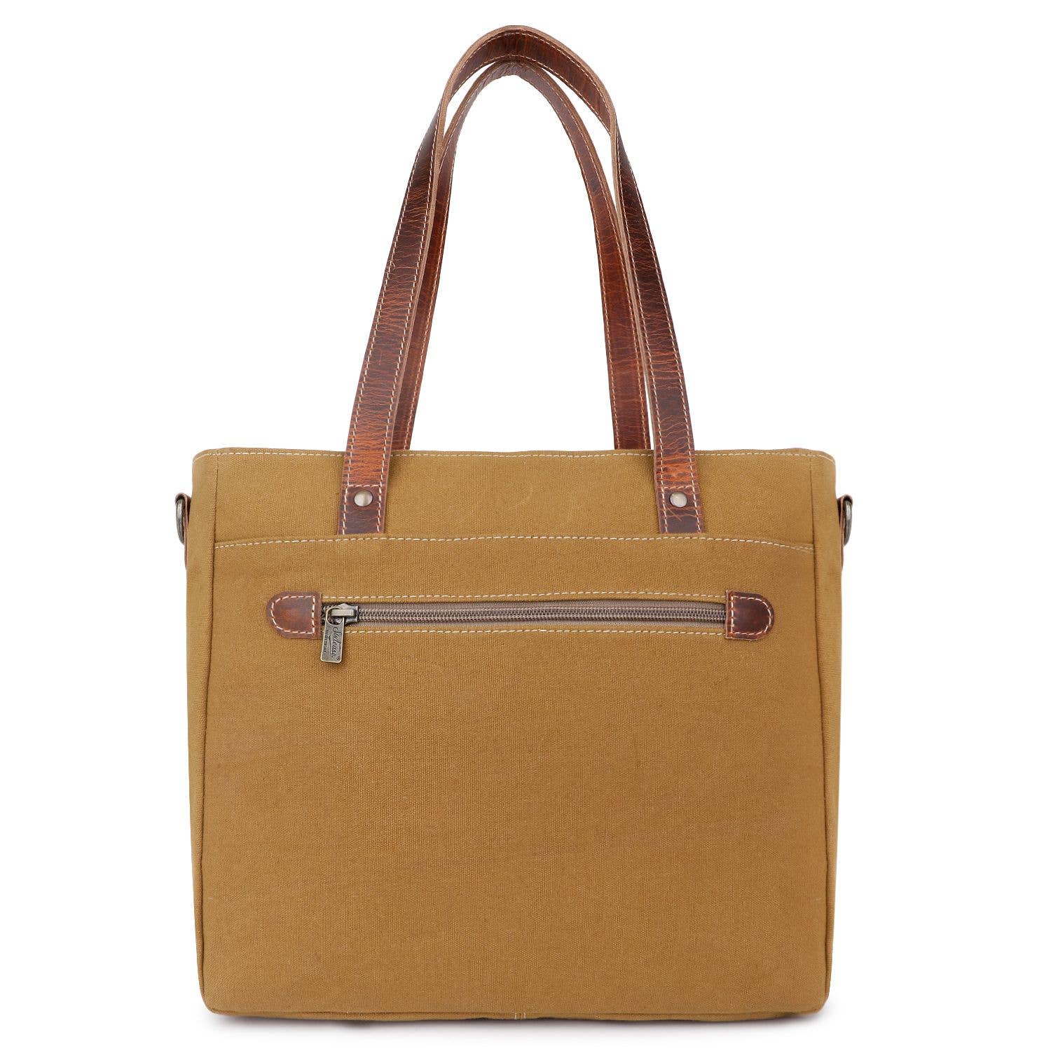 Sixtease Bags USA – wholesale Bärkasse - Dam – Tygväska för kvinnor i duk och läder - Coyote/Rose Ebony4