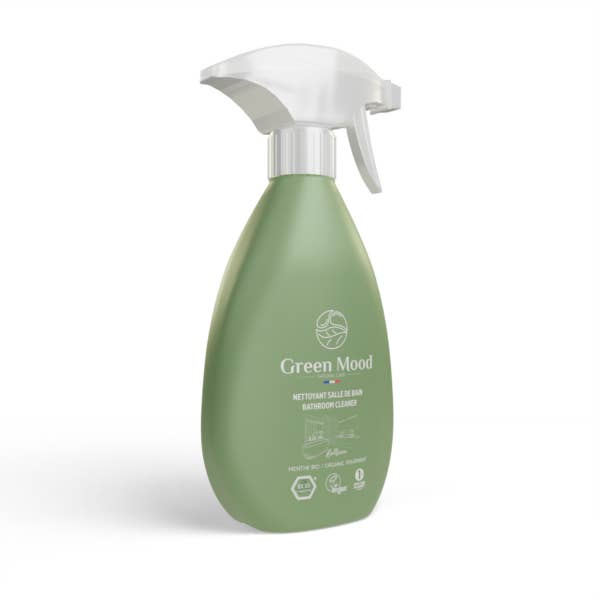 GREEN MOOD ORGANIC PRODUCTS FRANCE - Wholesale Multi-Surface Cleaner - Anti-Limestone Bathroom Spray - Organic Mint1