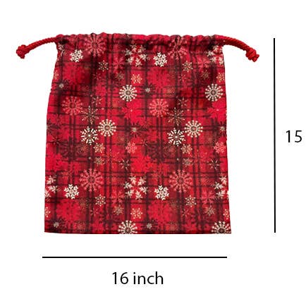 H-H - Wholesale Gift Bag - Christmas Drawstring Gift Bag; 310TV.
