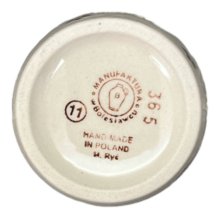 Polish Pottery Outlet - Wholesale Insulated Mug/Tumbler - Mug, Travel, 14 oz in "Red Bird" by Manufaktura | K115T-GILE3