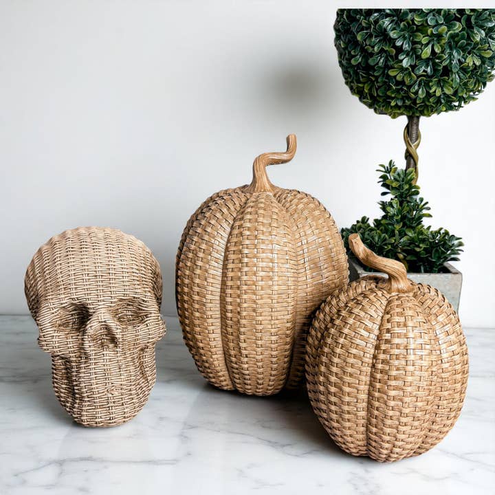 Gia Roma - Wholesale Decorative Tabletop Object - Resin Pumpkins, Cottage Fall Home Decor Luxury Handmade 28