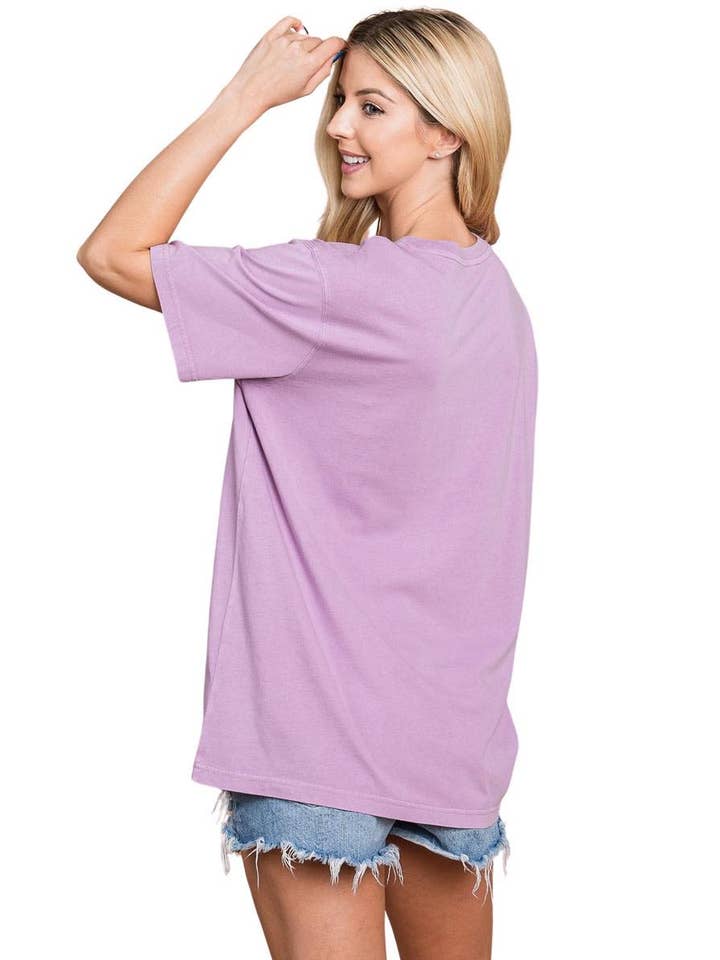 Zutter - Wholesale Screen Printed T-Shirt - Women's - World Tour Vintage Eagle Graphic S/S Premium Washed Tee3