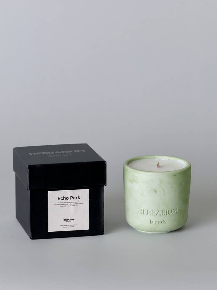 Echo Park betonnen kaars voor wholesale door Herbarium blends