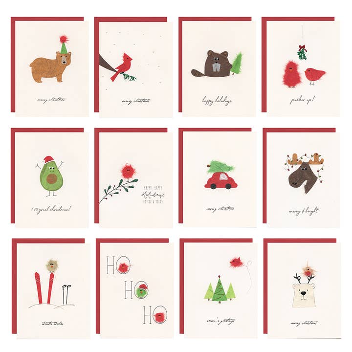 FLAUNT HANDMADE CORRESPONDENCES - Wholesale Christmas Card - CHRISTMAS BUNDLE