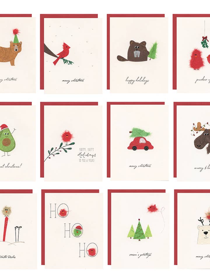 Pacote de Natal por atacado de FLAUNT HANDMADE CORRESPONDENCES