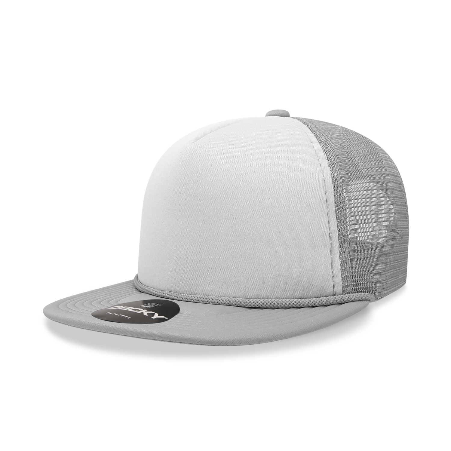 The Park Wholesale - Wholesale Trucker Hat - Unisex - Decky 6026 - Classic 5 Panel Foam Trucker Cap, Flat Bill Hat6