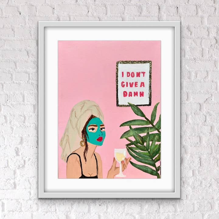 I Don’t Give a Damn for wholesale by Indulge In Art