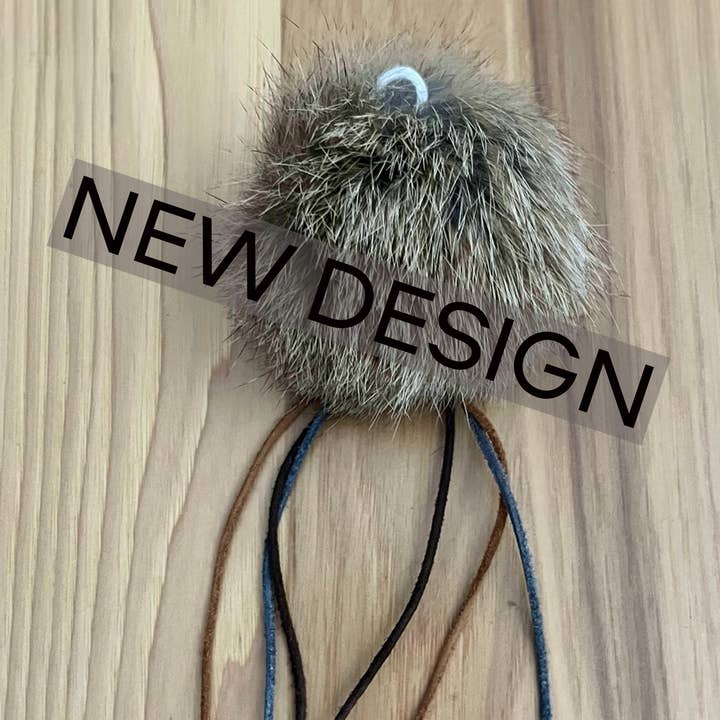 Cat Fishing Toy Fuzzy Lure (CFTFL-085) for wholesale by Whiskers 'n Paws Unique Pet Gifts, LLC