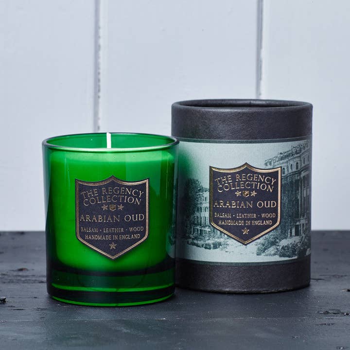 Parkminster Home Fragrance Co - Wholesale Jar/Filled Candle - Arabian Oud Scented Candle - Regency Collection