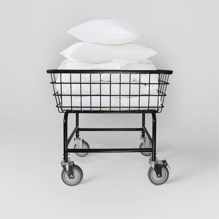 Laundry Vending Products - Wholesale Laundry Basket - LVP Work Horse Commercial Laundry Cart with Removable Handle