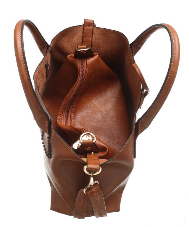 Bessie London - Vendita all'ingrosso Borsa tote - Donna - Bessie London Borsa Classica Tote con Sacca Interna17