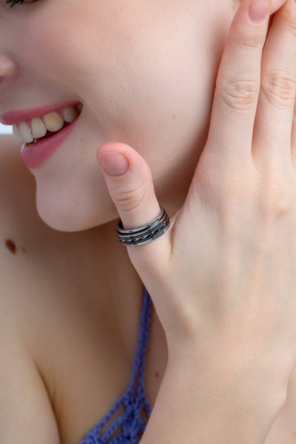 Henna Shoppe - Wholesale Band/Stacked Ring - Spinning Ring11