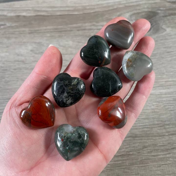 Keystone Crystals - Wholesale Spiritual stone/crystal - 1-Inch Puffy Gemstone Pocket Heart – Bulk Wholesale Crystals