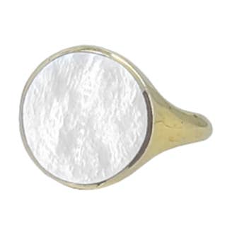 Mother of Pearl Encased In Solid Brass for wholesale by SITA