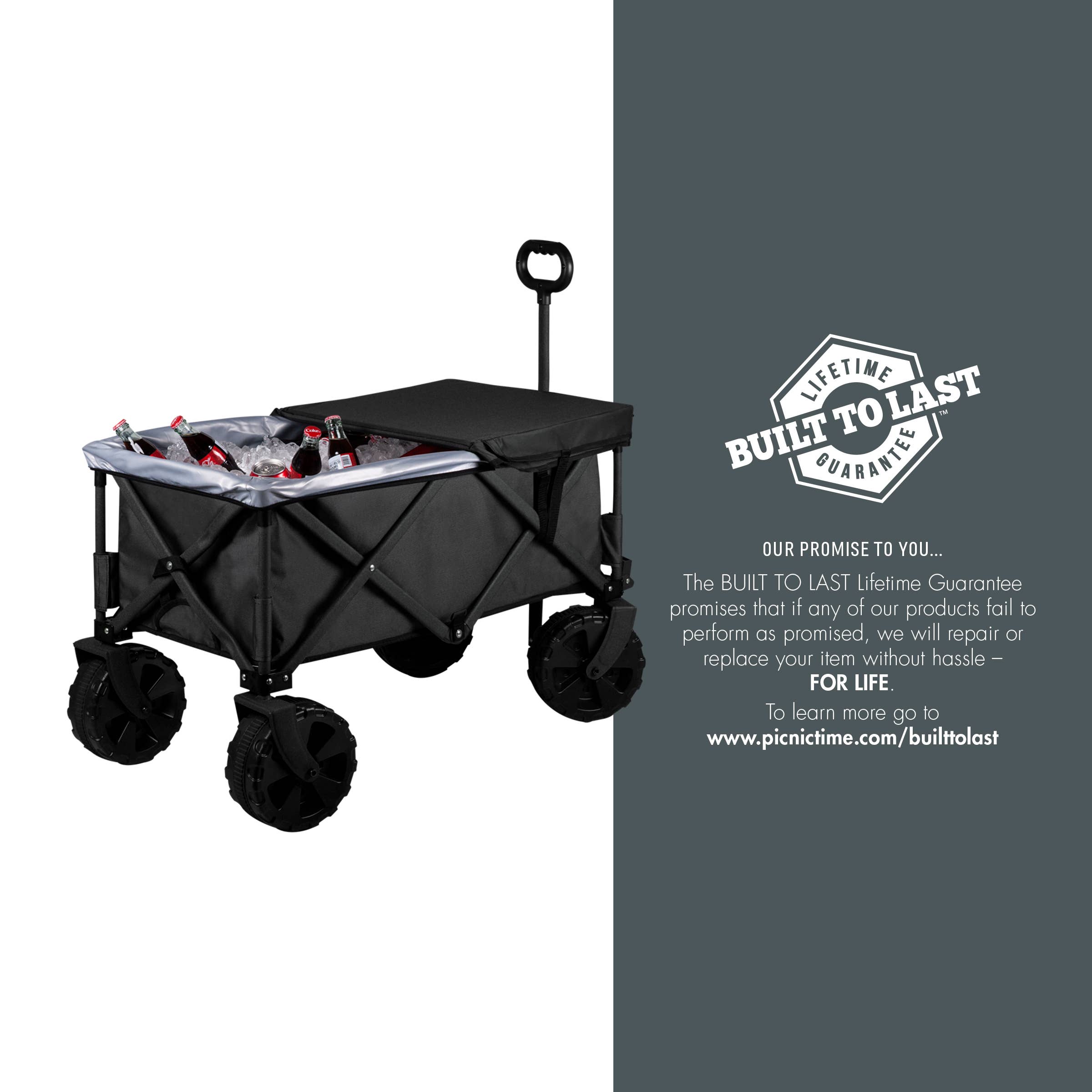 Dark Gray Adventure Wagon Elite All-Terrain Portable Utility Wagon, (D for wholesale on Faire3