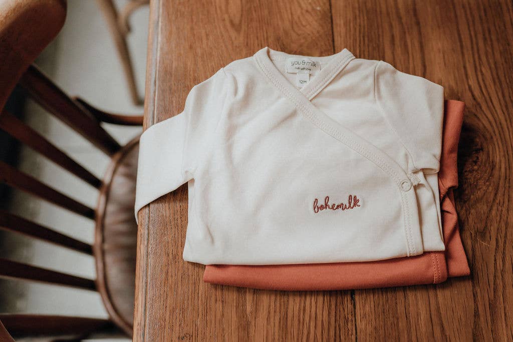 Melk Body baby Bohémilk Melk 100% biologisch katoen voor groothandel op Faire0