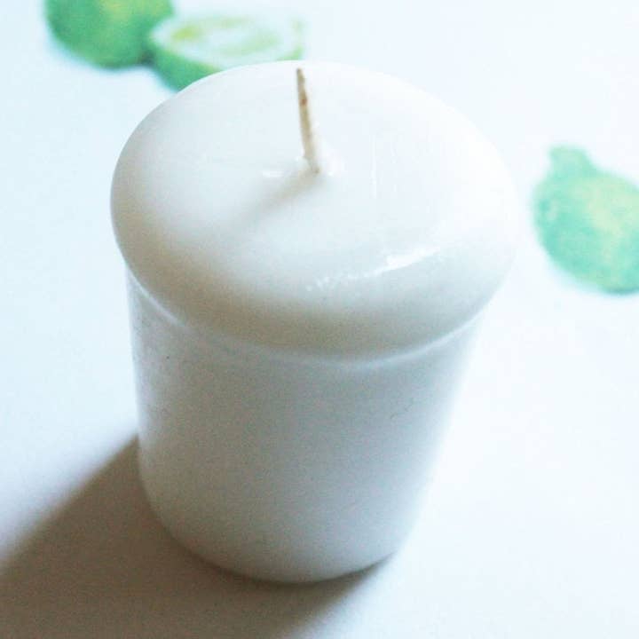 Bougie votive parfumée Bergamote - Bougies de mariage pour la vente par Radical Works