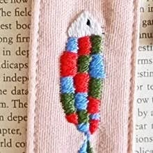 Quince Fables - Wholesale Bladwijzer - Vintage linnen bladwijzer met schattige bloemenborduursels3