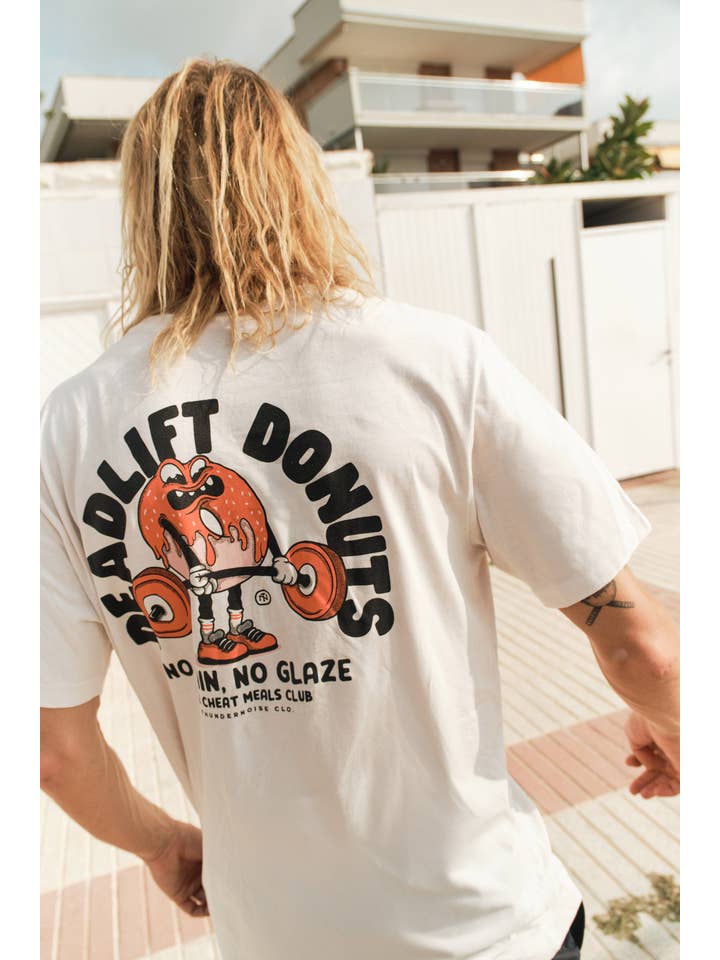 Off White Deadlift Donuts T-shirt for engroshandel på Faire2
