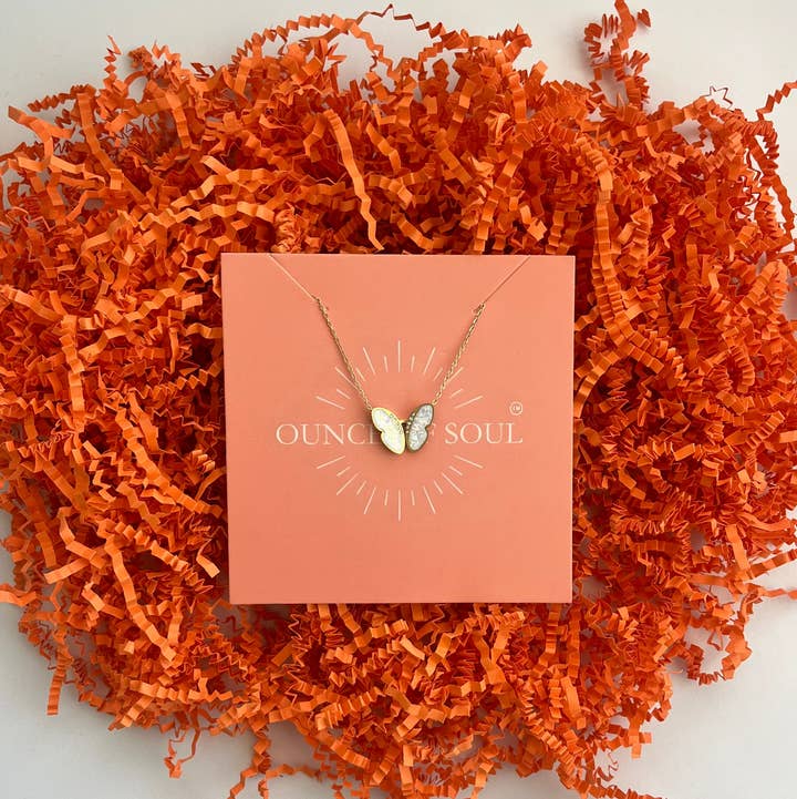 Ounce of Soul - Wholesale Pendant/Charm Necklace - Butterfly Necklace0