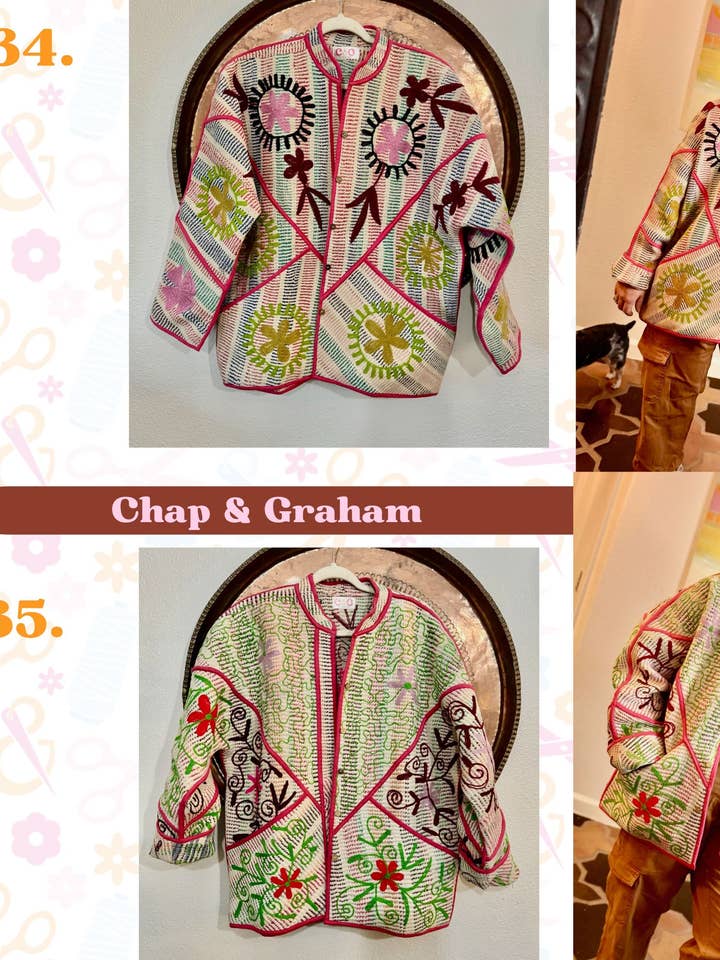 #34-35 : Pinkaholic Jacket for wholesale by Chap and Graham Designs