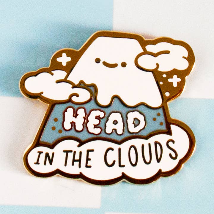 CLOUD MOUNTAIN Enamel Pin for wholesale by Sketchinc