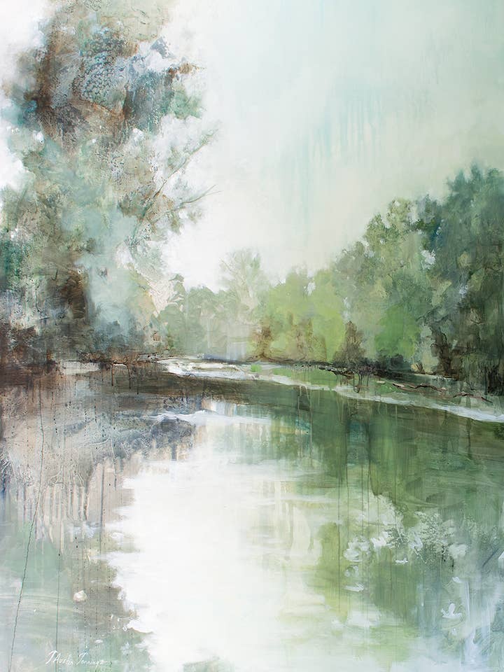 Rivière en août de J. Austin Jennings pour la vente par Something To Write Home About