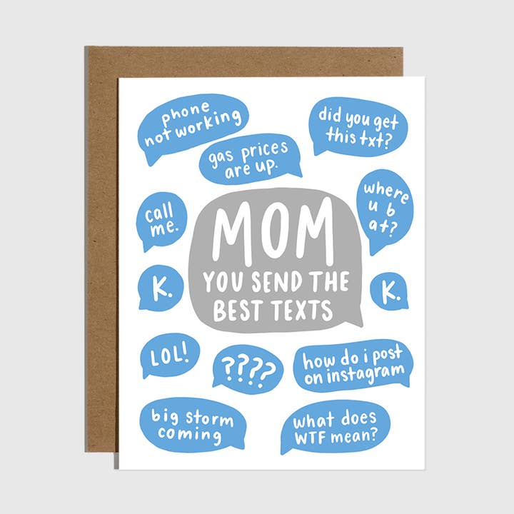 Mama Beste Texte Karte für den Großhandel von Brittany Paige