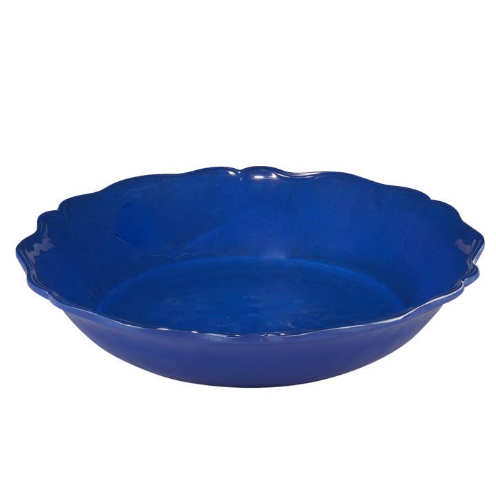 Indigo Blue 100% Melamine Lg Serving Bowl 13.75in x 2.75 for wholesale by Certified International