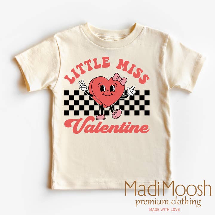 Little Miss Valentine Valentine's Day Shirt - Valentine's Tee for wholesale by Madi Moosh