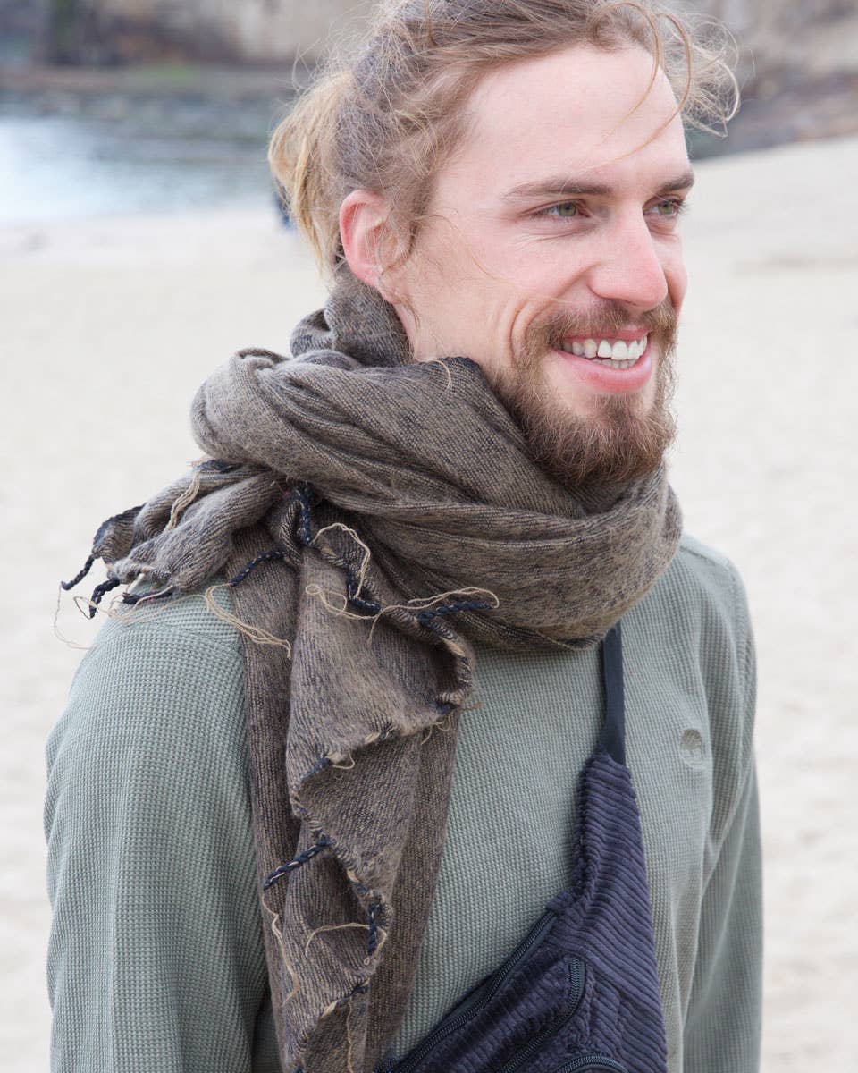 Zig Zag Asian Collection - Vente Écharpe – femme - Châle tissé brossé2